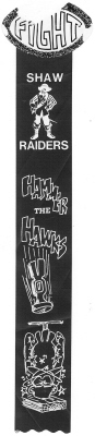 Football Ribbon 10 Hawks