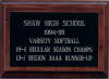 Varsity Softball Plaque